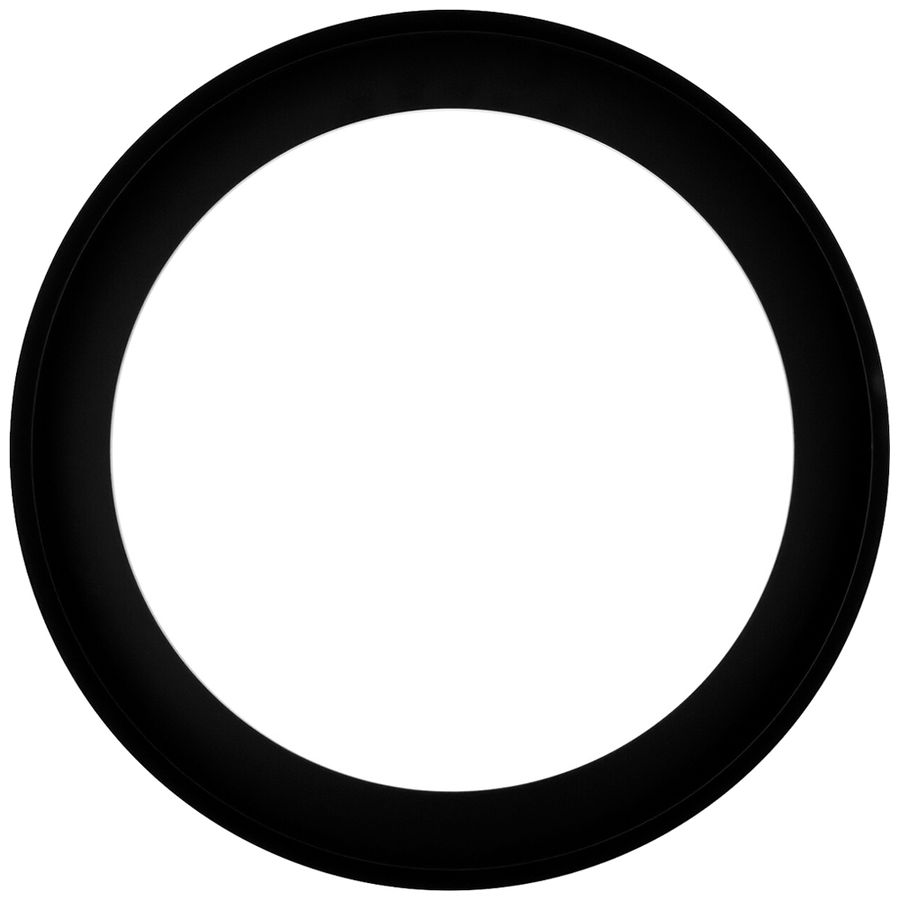 Abdeckring LEDVANCE UNIVERSAL Ø228×22mm Stahl schwarz