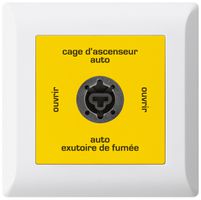 UP-Schlüsselschalter kallysto.line für Rauchabzug Text französisch weiss