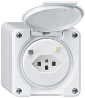 Prise FI AP robusto T23 30mA blanc