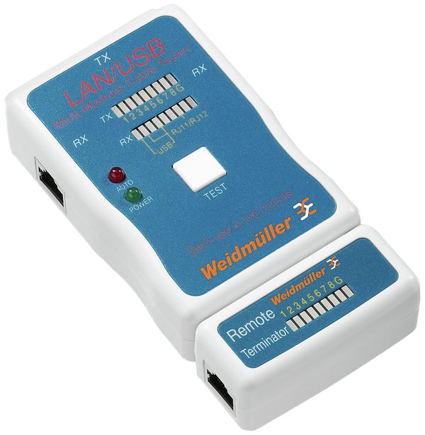 Tester di passaggio Weidmüller LAN USB TESTER per cavo informatico