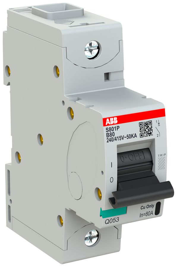 Disgiuntore ABB S801P-B80 1P 230V B-80A 50kA 1.5UM