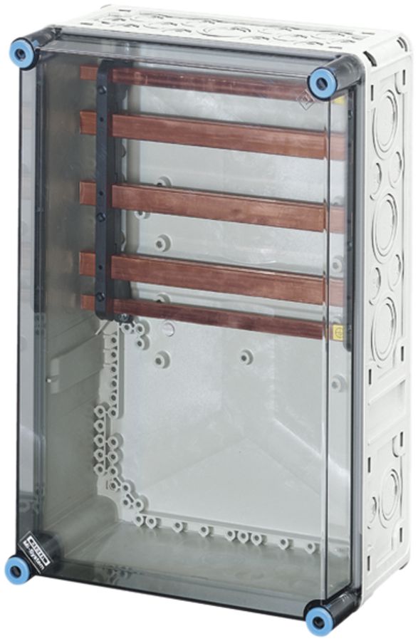 Gehäuse Hensel Mi, 300×450mm, Sammelschiene 400A, 5-polig