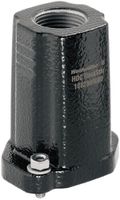 Boîtier pour fiche Weidmüller HDC 04A fermeture à vis, grd.1 1×M20 haut