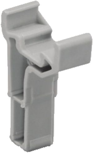 Beschriftungsadapter WAGO grau