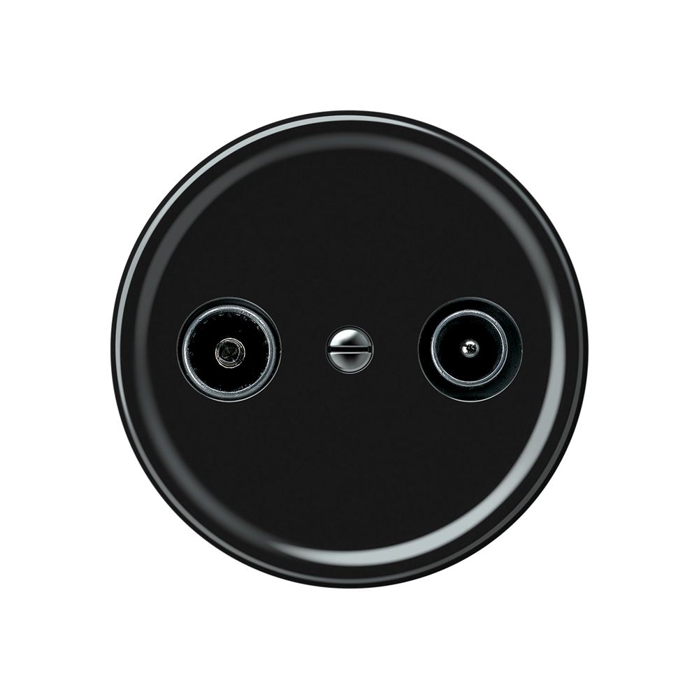 Antennendose TV-R origin Durchgangsdose 15dB 1.7dB schwarz