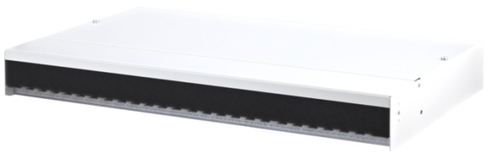 AP-Gehäuse, 1HE, Wandmontage, für 1 Panel, Kabelverbinder, weiss