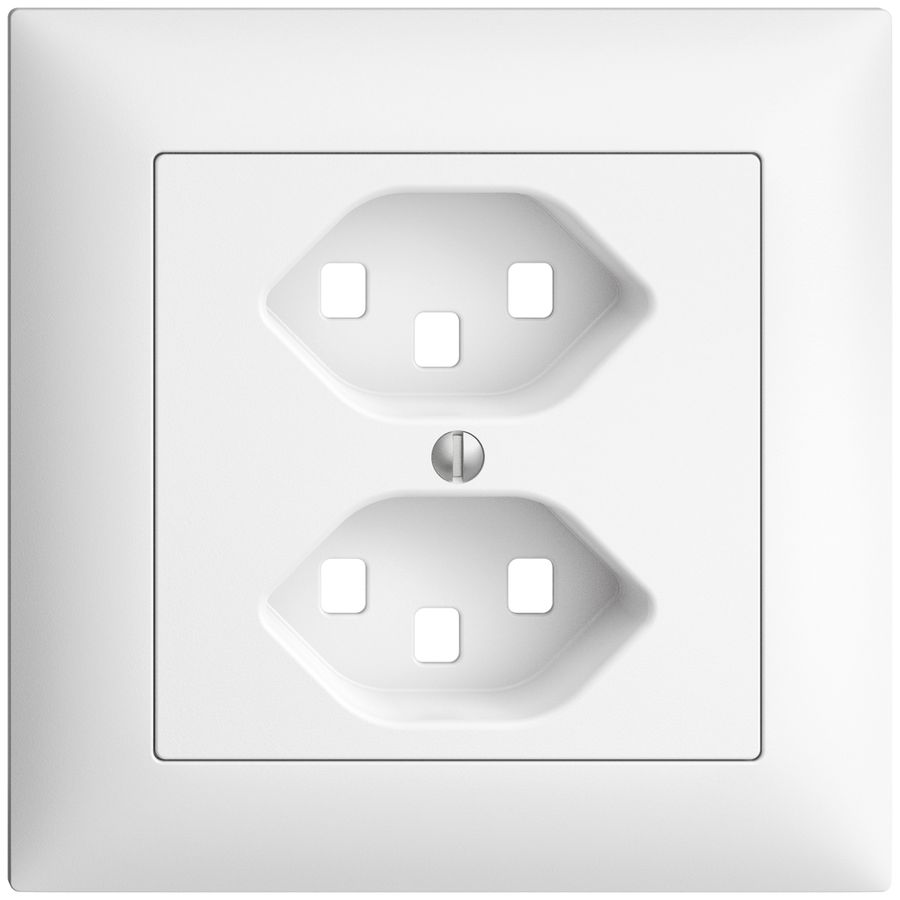 Kit frontale INC EDIZIOdue bianco 88×88mm 2×T23