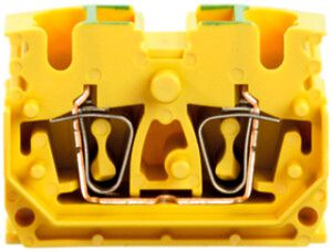 Durchgangs-Reihenklemme Weidmüller ZDUB DM Zugfeder 2.5mm² gelb