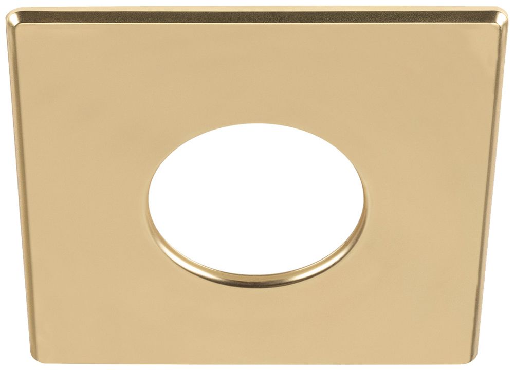 Abdeckring SLV UNIVERSAL IP65 Kunststoff 88×88×3.5mm Gold matt