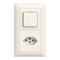 UP-Kombination EDIZIOdue S3 mit LED +1×T13 weiss vertikal