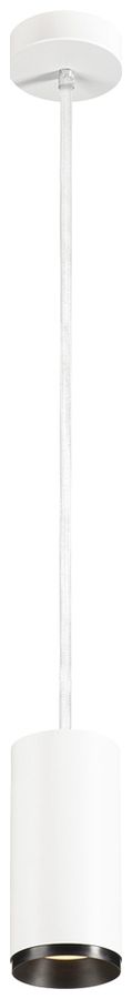 LED-Pendelleuchte SLV NUMINOS M DALI 20W 1880lm 3000K 60° Ø85×185mm weiss
