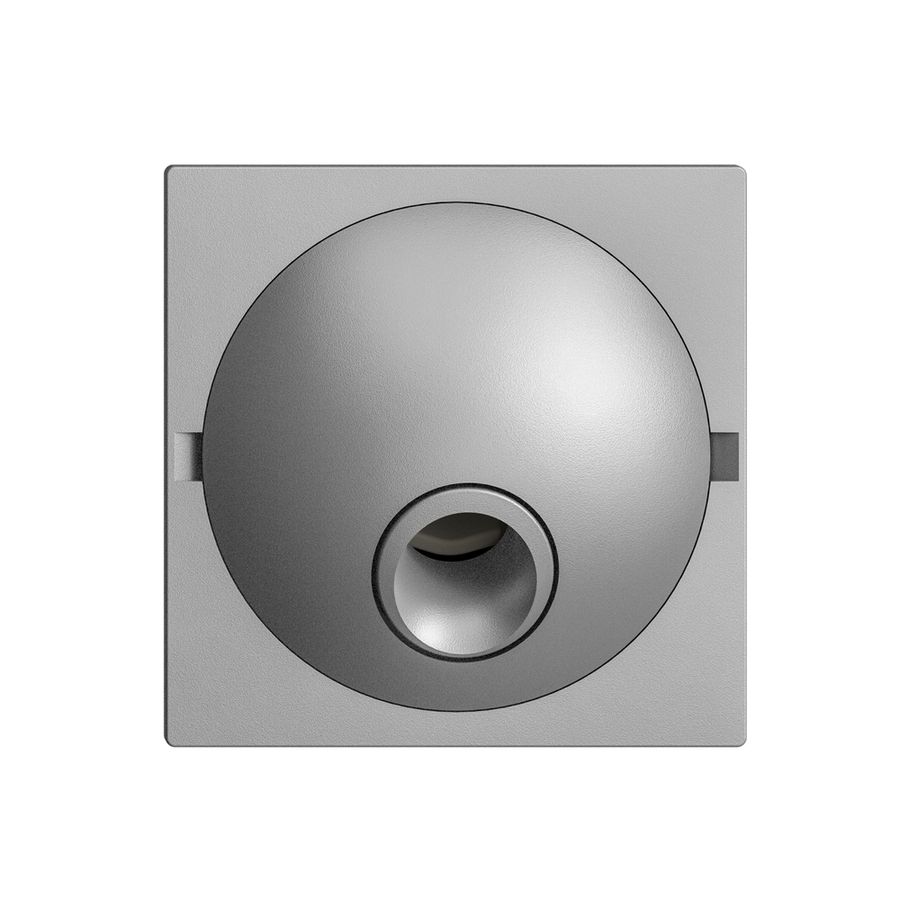 Boîte de raccordement ENC EDIZIOdue silver, sans bornier