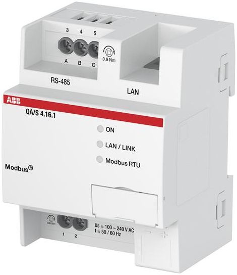 REG-Energie-Analyzer ABB QA/S 4.16.1, ModBus, für 16 Teilnehmer