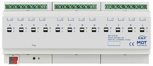 Actionneur-commutateur KNX AMD MDT AKI-1216.04 12-can 16A 230VAC 12UM