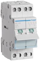 REG-Wechselschalter Hager SFL 32A 230V 0 Schliesser 0 Öffner 2 Wechsler 2TE