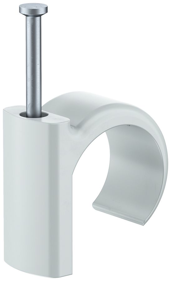 Bride à clou universelle AGRO 20…25mm gris clair