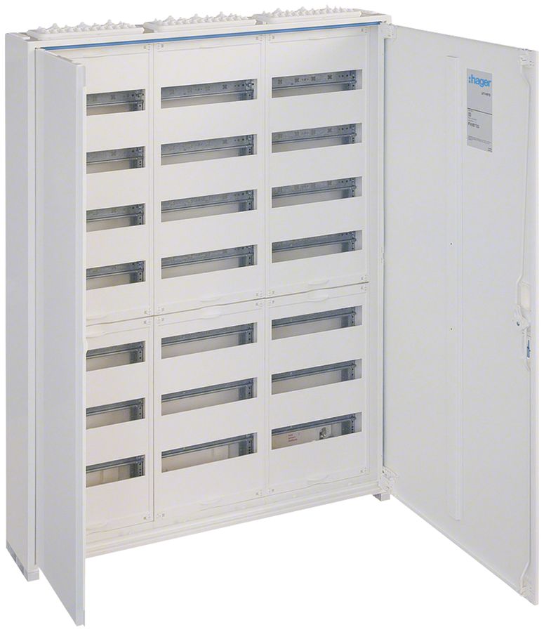 Distributore AP Hager univers 7 file 252UM porta IP44 800×1100×160mm