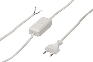 Schnurdimmer MH 2m 1×T26 2.5A weiss