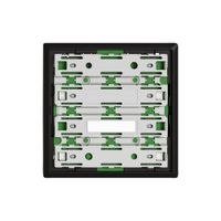 Frontplatte EDIZIO.liv UNI SNAPFIX® 60×60mm schwarz