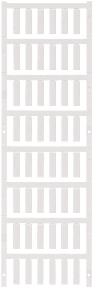 Marcatore di conduttore Weidmüller MultiCard SF p.Ø3.6…6mm 21×5.7mm PA66 bianco