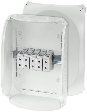 Boîte de dérivation AP Hensel DK 5055 G, 4×50mm², gris