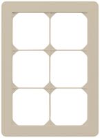 UP-Abdeckrahmen kallysto.trend 3×2 beige 154×214mm
