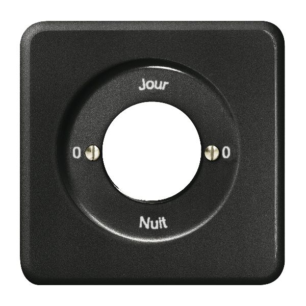 Kit frontale INC 0-Jour-0-Nuit per interr.a chiave nero