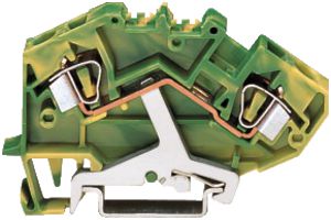 Schutzleiterklemme WAGO 6mm² grün/gelb
