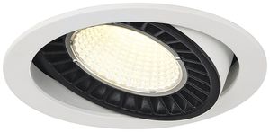Downlight LED SLV SUPROS 36W 3520lm 4000K 60° Ø165×110mm blanc