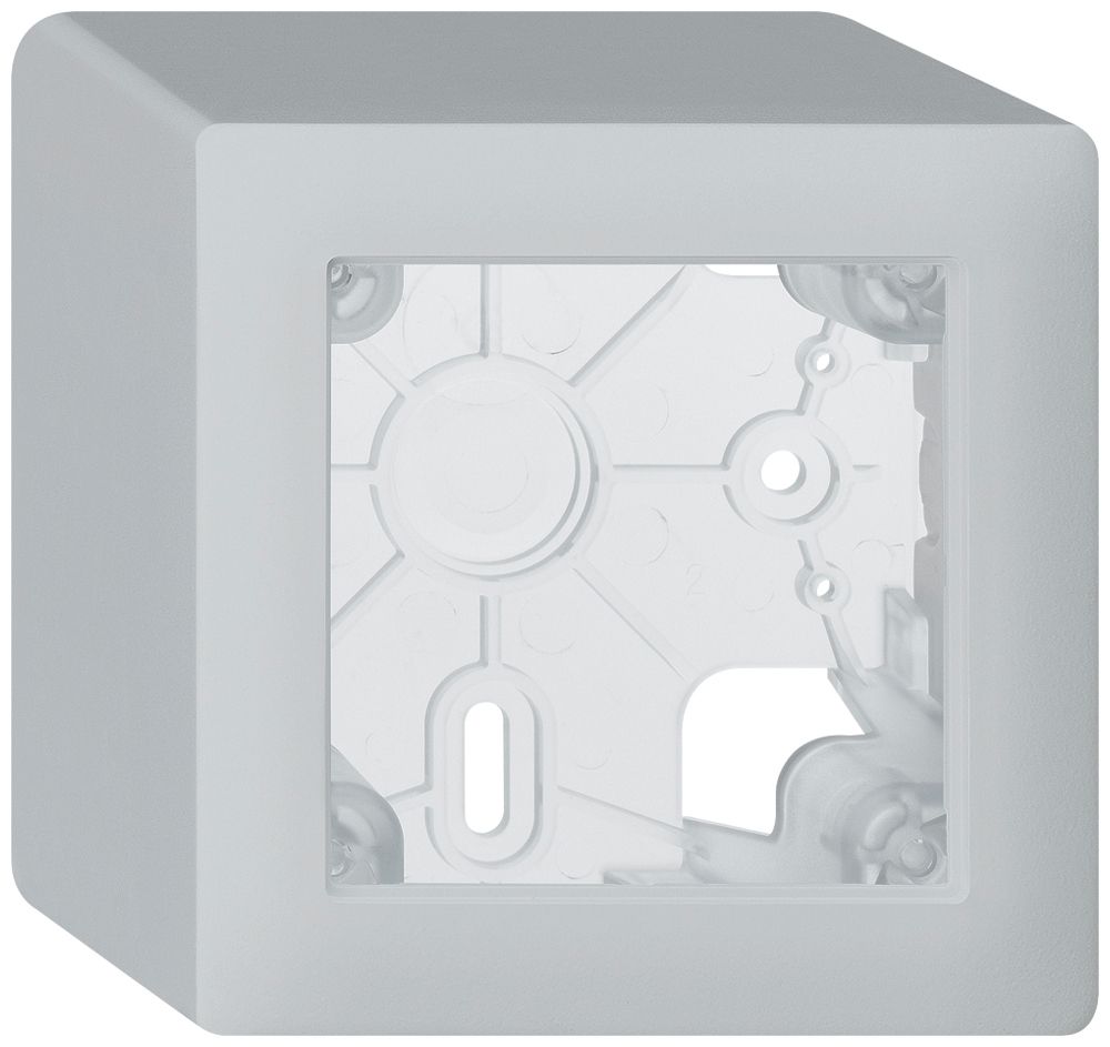 Scatola AP kallysto grigio chiaro h=64mm