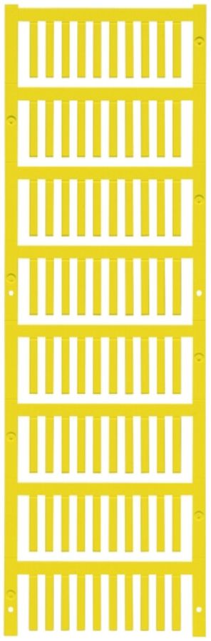 Leitermarkierer Weidmüller MultiCard VT SF für Ø1.2…1.6mm 21×3.2mm PA66 gelb
