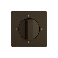 Montageset EDIZIO.liv SNAPFIX® f.Drehschalter m.Griff 0-1-0-2 br