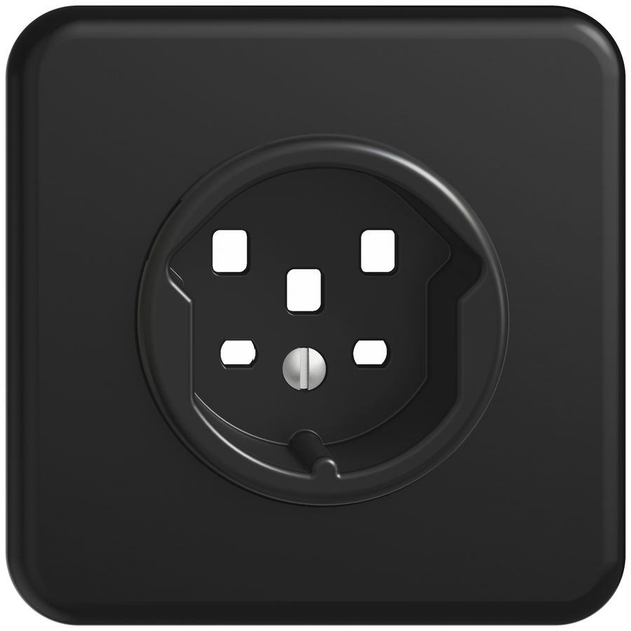 Frontset FH zu Steckdose T25 schwarz