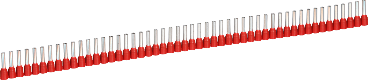 Embout de câble Weidmüller H isolée 1.5mm² 8mm rouge relié Weidmüller