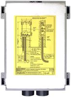 Einlasskasten R&S zu ENC 60/160/SMISSLINE 2×Ø 90/82 mm
