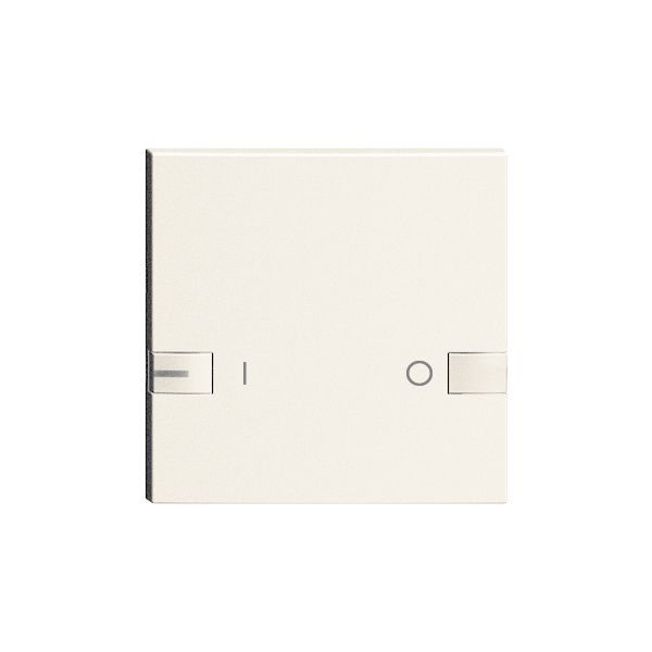 Touche 1/1, I-0, 1 LED ZEP blanc blanc