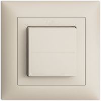 Funktaster Bluetooth Feller EDIZIOdue FMI, Low Energy, 2K/1T, batterielos, crema