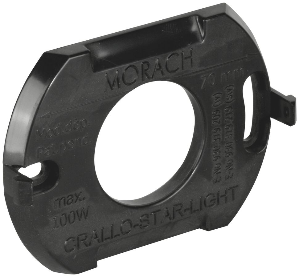 Montageplatte MT Star-Light schwarz