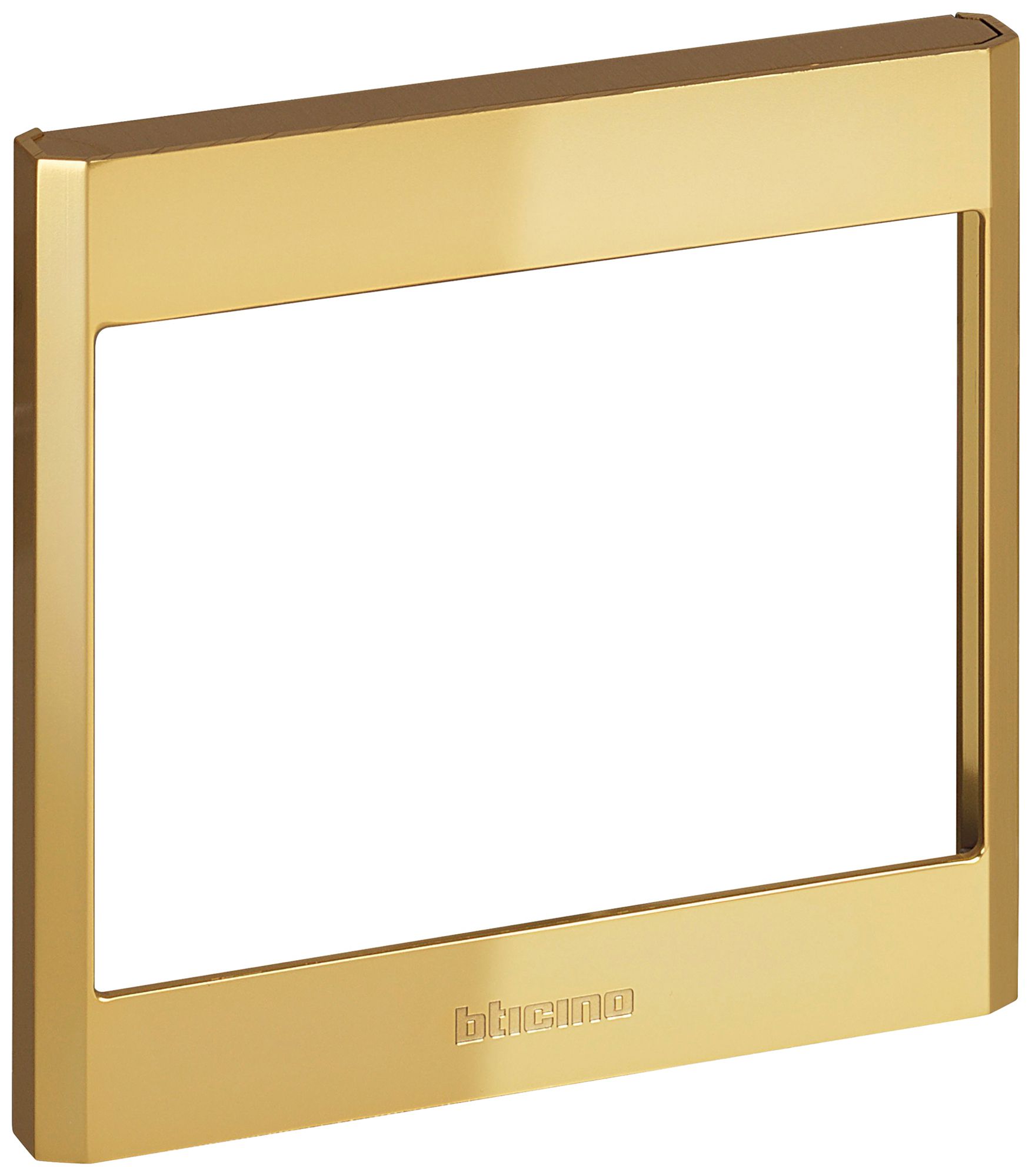 Abdeckrahmen LINEA 5000 1×1 vertikal 41×41mm Gold