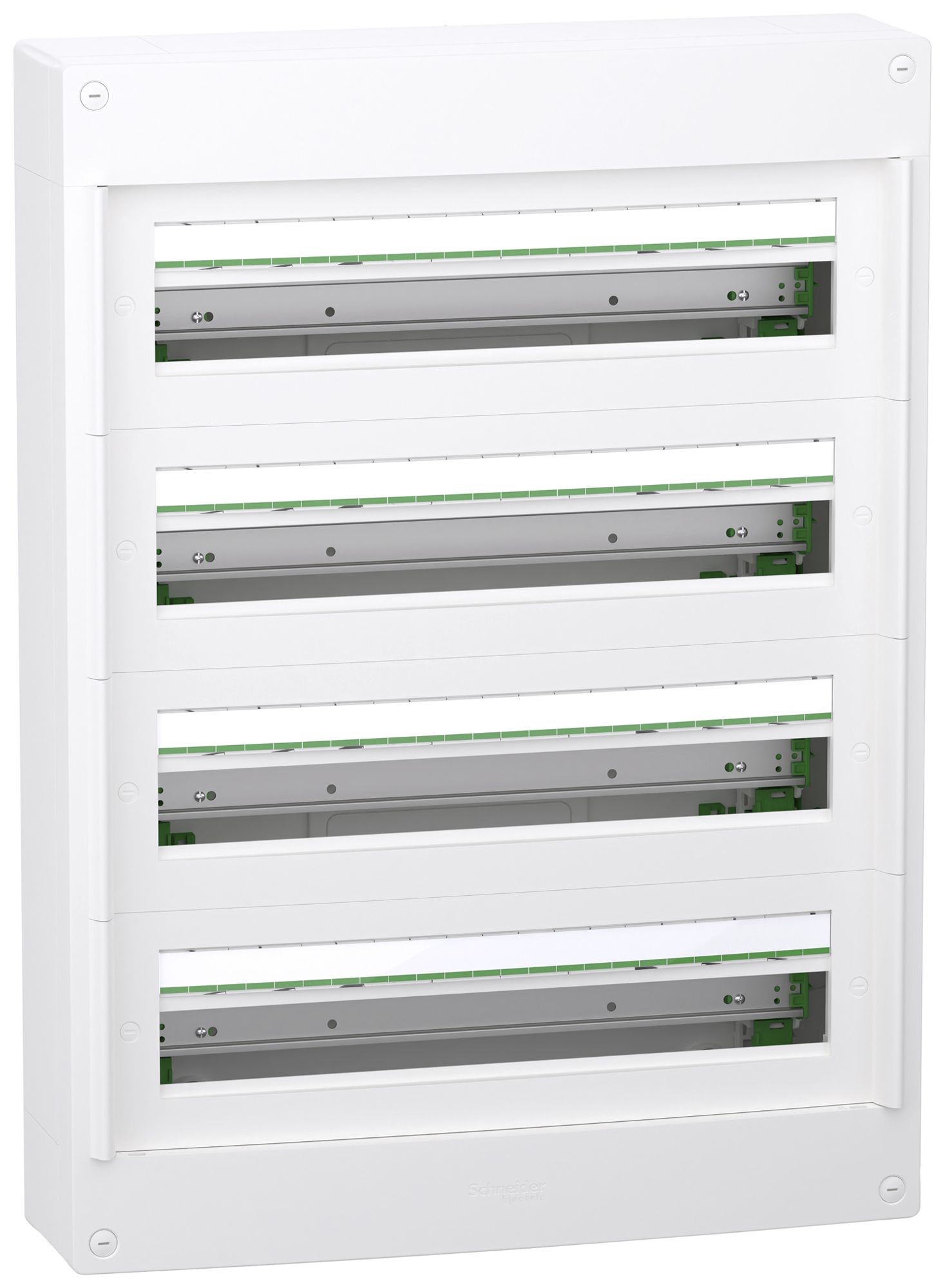 AP-Kleinverteiler SE PrismaSeT XS ohne Tür 4×24TE 550×750×148mm