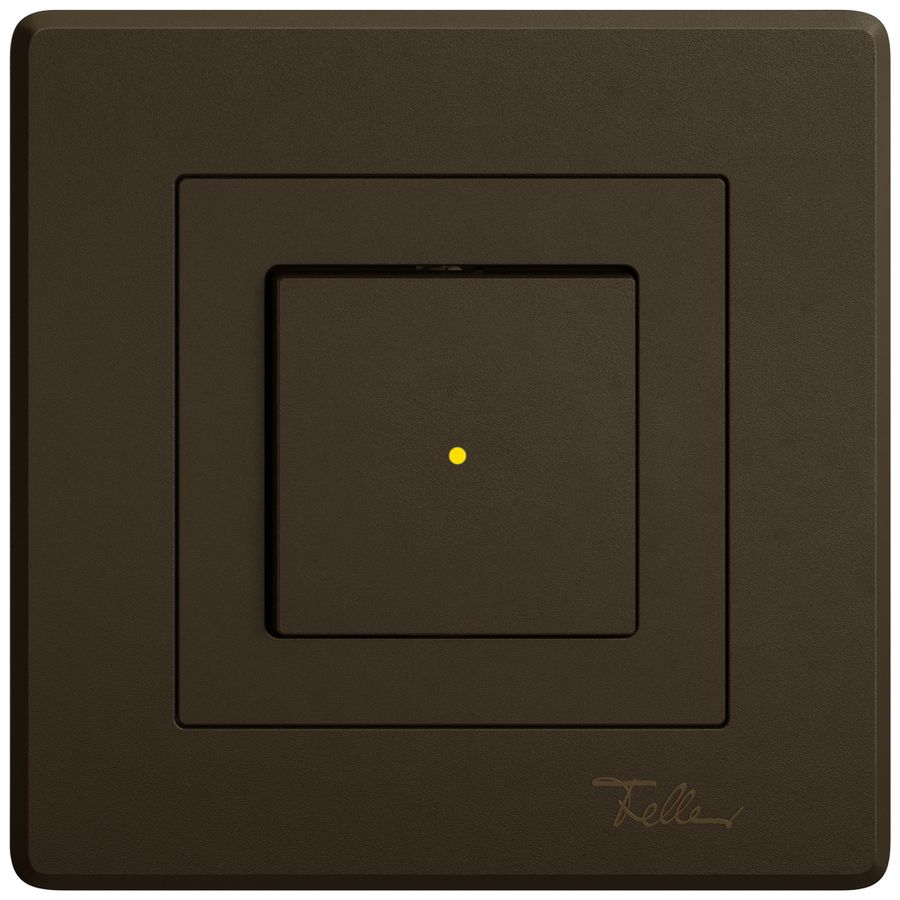 Poussoir ENC EDIZIO.liv SNAPFIX® ARL/1P éclairage frontal jaune br