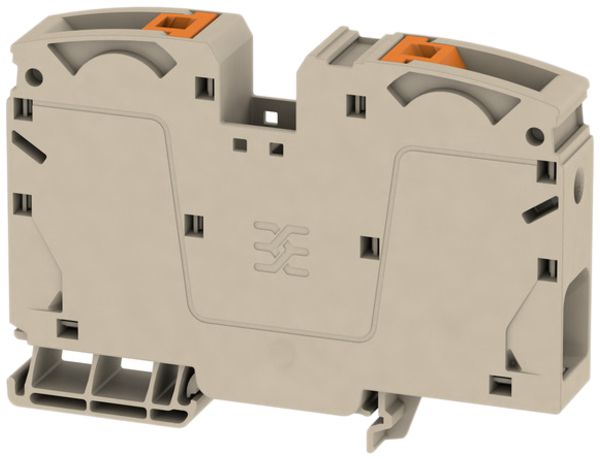 Borne de passage Weidmüller A2C PUSH IN 2×35mm² TS35 beige