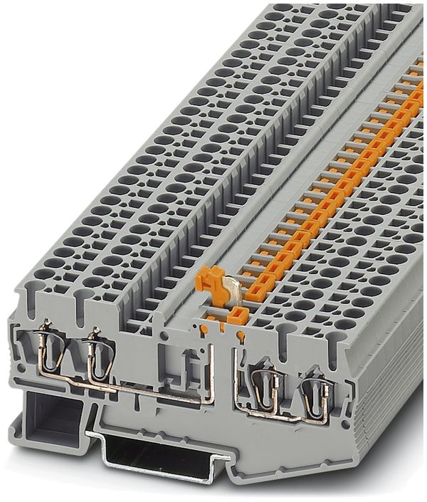 Borne de passage 0.08…4mm² gris, ST 2.5-QUATTRO-MT