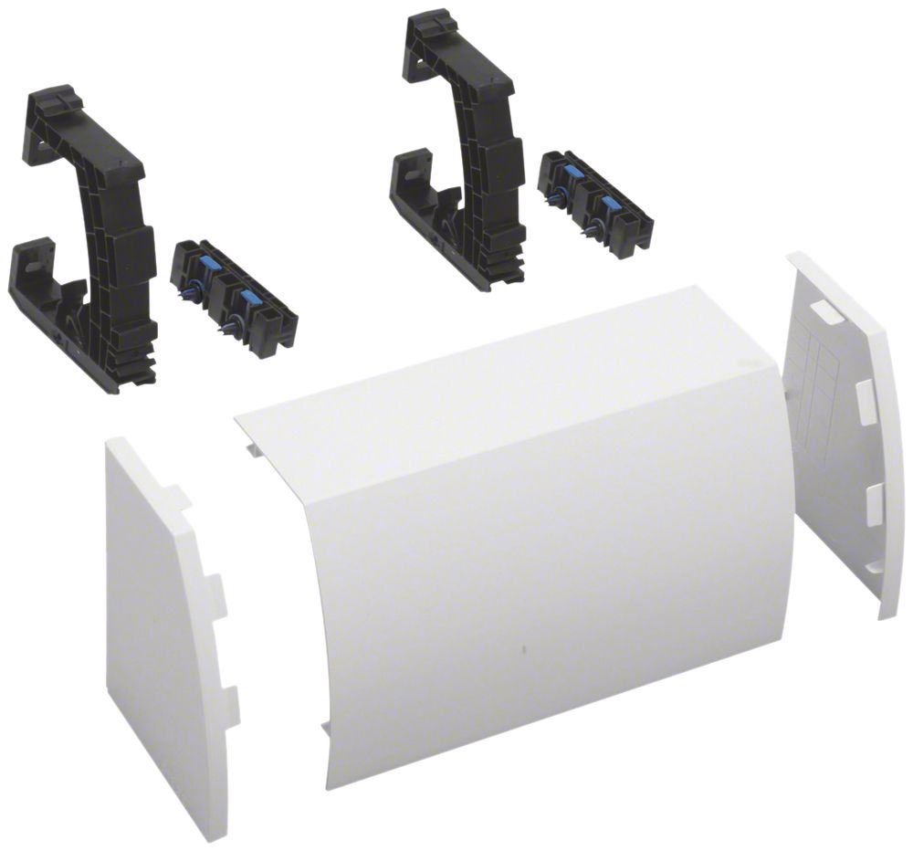 Canal de rangement Hager univers 176×300×135mm blanc