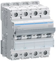 Leitungsschutzschalter Hager MCB 3P+N 415V Typ C 63A Icn 10kA Icu 15 kA 4TE