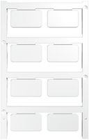 Marqueur d'appareil Weidmüller MultiCard CC auto-adhésive 15×27mm PA66 blanc