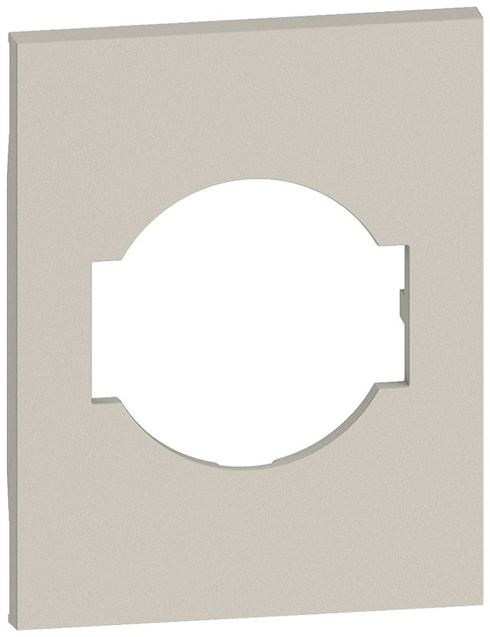 Cache Living Now 3 modules pour prise Schuko/italienne sand