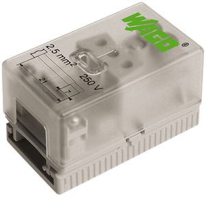 Einspeisemodul WAGO 3L 250V 24A 4kV für Flachkabel 3×2.5mm² mit Schraubanschluss