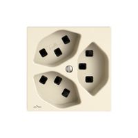 Presa EDIZIO.liv SNAPFIX® 3×T23 1×S cr