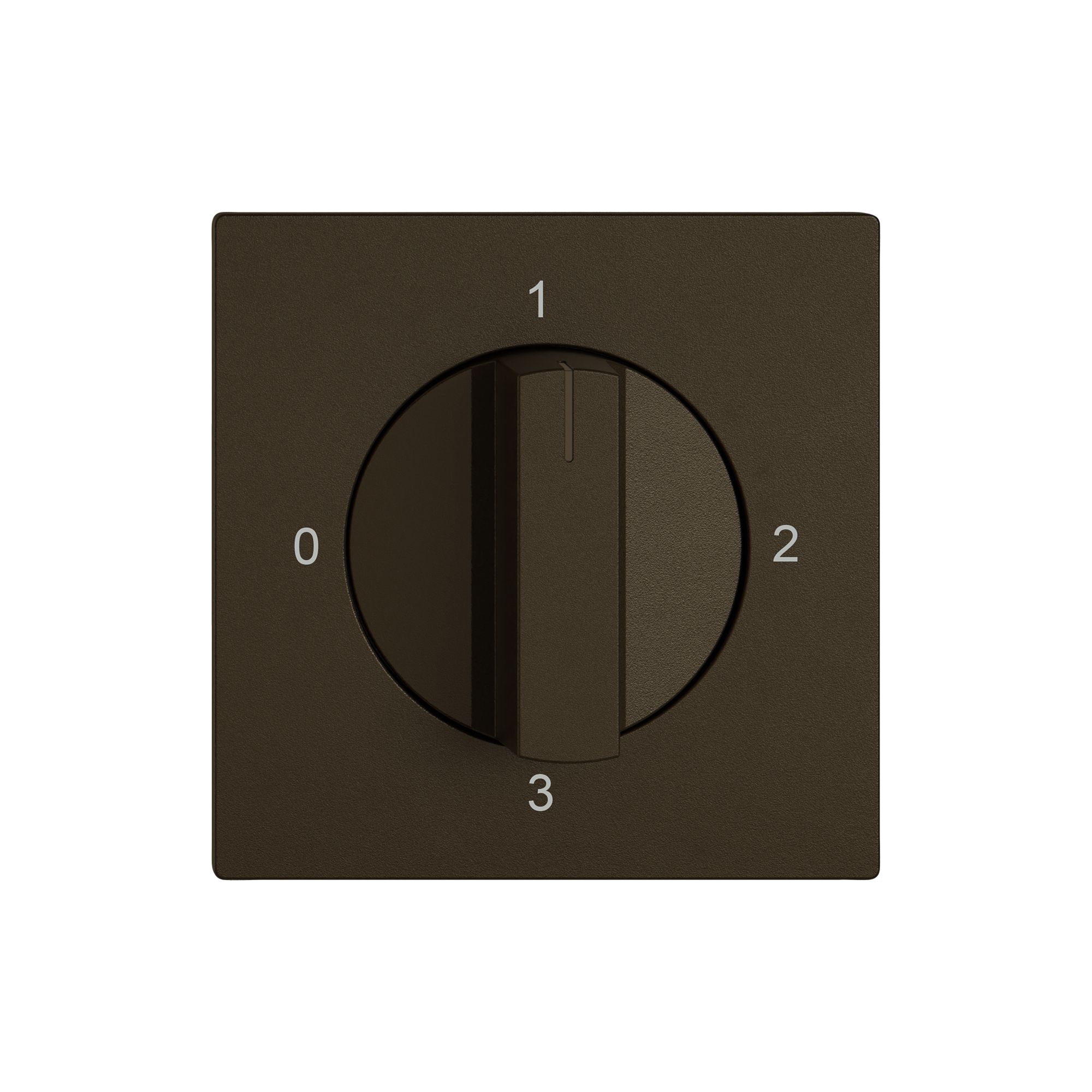 Montageset EDIZIO.liv SNAPFIX® f.Drehschalter m.Griff 0-1-2-3 br